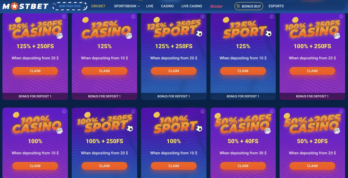 Welcome Bonus for New Players